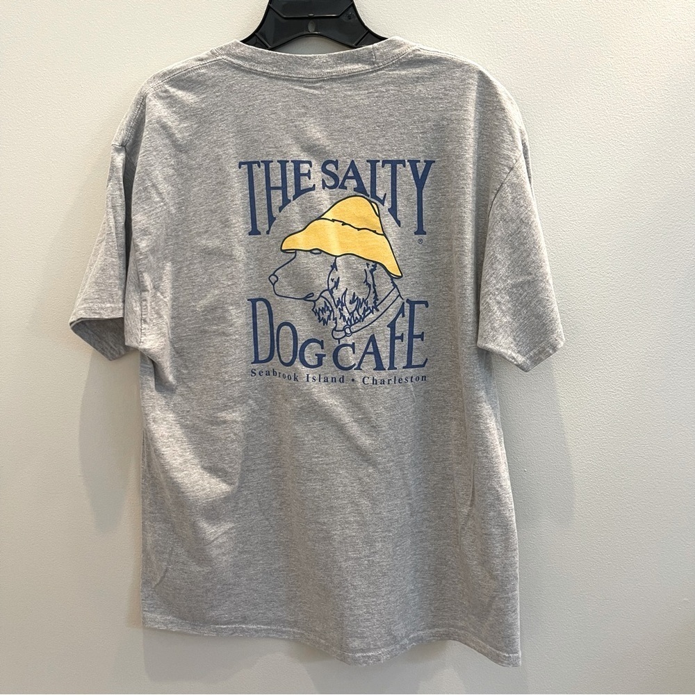 The Salty Dog Cafe Gray Crewneck T-shirt Seabrook Island Charleston Sz L